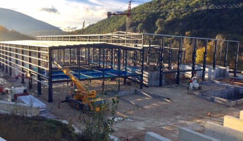 Maratek continúa la construcción de la nueva planta de Winoa Ibérica en Balmaseda